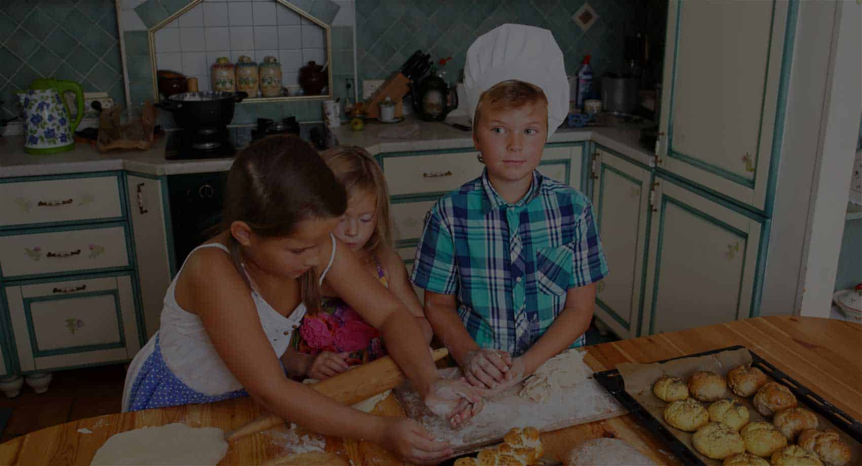 kids in the kitchen learning fractions by cooking